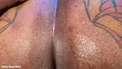 Damn, check out this big booty country milf with tattoos shaking that fat ass!