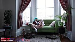 Hot British Alt College Student Plays With Her Pussy Until She Cums
