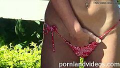 Brunette solo girl Nadia reveals her eager pussy in softcore tease!