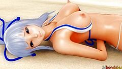 i enjoy this suntan girl in 3d hentai with big tits