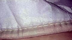 Pregnant at sixth month flashing belly and hair