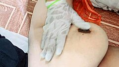 Gorgeous Indian bbw netu enjoys a hot and sexy massage with dirty talk in hindi while her chubby body gets oiled up close