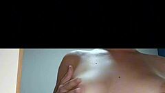 Hey, check out this sexy teen 18+ with big ass and natural tits getting sensual in front of the mirror in homemade amateur solo.