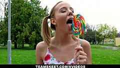 Hey, check out this bracefaced teen Poppy Pleasure with pigtails getting hardcore fucked 😏