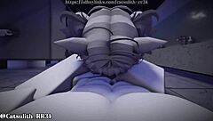 What Starts as a Quick Bathroom Encounter Turns into Intense Missionary and Cowgirl Sex Session with Passionate Blowjob Action