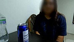 casting shows karen acting shy and submissive with creampie finish