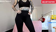 Big Tits Milf In Sheer Leggings Shows Off Curves Solo