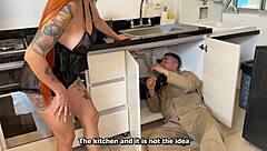 All PLUMBERS Have BIG DICKS So Colombian Latina RIDES And SUCKS In Dirty Action