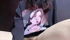 i feel so wet masturbating to a massive squirt in this backstage session