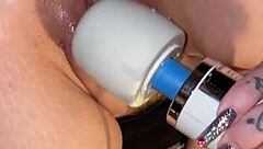 Squirting then rubbing it all over