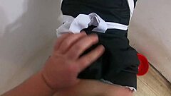 Slutty Nun in Lingerie Deepthroats Cumshot as Nympho Maid Worships Big Ass in Cosplay Compilation