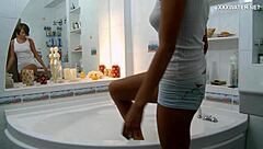 Oh Russian Horny Slut Sima Zadilo, Why Masturbate So Wildly In The Bathtub?