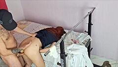 Wow, the patient just peed and came on the gynecologist's exam chair during her intense fingering session