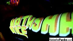 I shoot a sexy solo video with busty Natasha Nice