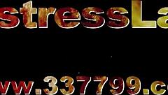 Dominating Japanese mistress unleashes intense trampling and wrestling moves on her bound slave with anal toys