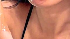 punheta guiada with sexy teen riding and small tits in solo orgasm session