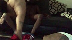 Monster cock penetrates bent over big ass in deepthroat and wet doggystyle action