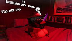 Passionate Encounter With Femboy Featuring Intense Blowjob And Rough Ass Stretching By Big Black Cock