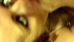 Hottie Sasha eagerly sucks cock for massive facial cumshot on big tits