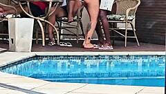 Cuckold Captures Endowed Stud Teasing Wife And Friend