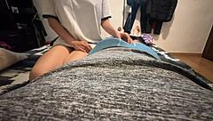 Detailed Actions Of Sexy Petite Teen And Milf With Monster Cock In Homemade Amateur Ass Close Up Creampie Quickie Pov