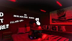 Passionate Encounter With Femboy Featuring Intense Blowjob And Rough Ass Stretching By Big Black Cock