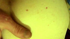 Hottie Sasha eagerly sucks cock for massive facial cumshot on big tits