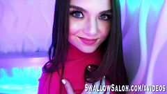 omg, megan marx is totally deepthroating and rimming her client at swallow salon, what a horny show!