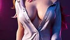 Ahri's wild seductive dance explodes in uncensored 3D hentai cosplay to Marian Hill's One Time from League of Legends!