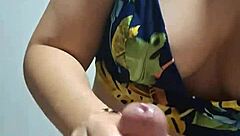 Latina babe takes advantage when alone to drain every drop of cum