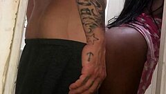 Hey, why not sneak into the bathroom at midnight for some intense Brazilian anal action with that interracial twist?