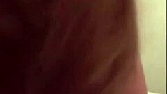 amateur with huge natural tits sucks fucks and takes creampie