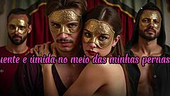 Woman Turns into Slut for Friends - Real Stories with Synthetic Images and Voice