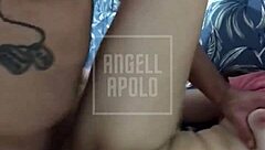 Horny girlfriend masturbates sucks and fucks until creampie