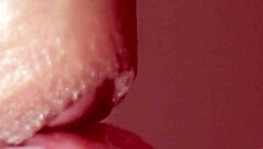 Intriguing Japanese Amateur Close-Up Cumshot Facial Action