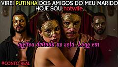 Woman Turns into Slut for Friends - Real Stories with Synthetic Images and Voice