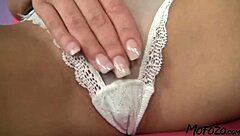 Intriguing how this horny amateur with big tits takes it doggystyle so roughly and deeply