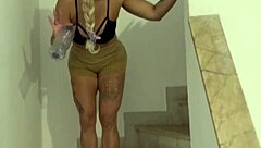 horny after gym takes big black cock anally