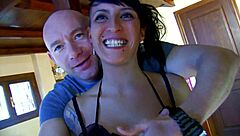 Nikita Ways dives into intense amateur action, riding cock hard before taking facial cumshot in bed