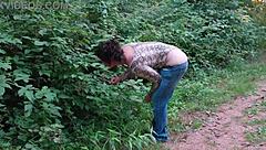 i wear a thong bodysuit on the trail as a mature woman