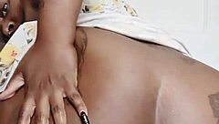 Kim Ocean, bend over in that sundress, let's fuck doggystyle with this big dildo!