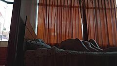 I sleep with my husband's chaste friend who empties all his semen inside my vagina. Submissive wife in cuckold encounter.