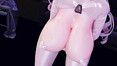 Bitch Knight Bronya Shows Off Big Ass and Big Tits in Seductive Dance Performance