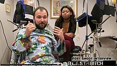 Why blast Minnie Rose's face with cum after blowjob