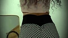 Spy on real hidden cam with busty Colombian model?