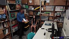 Why Does This Petite Teen Shoplifter Get Caught And Then Fucked Hard?