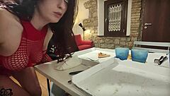 Who Knew Ordering Pizza Would Lead To A Wild Threesome With Two Sausages Mmf!