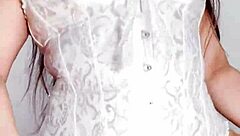 colombian latina in leggings masturbates with big pussy lips exposed