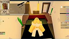 Blonde slut gets fucked hard in yacht room roblox condo rp with catalina2991