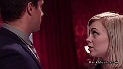 overwhelmed by intense pain and desire in this bizarre anal threesome with bound slaves